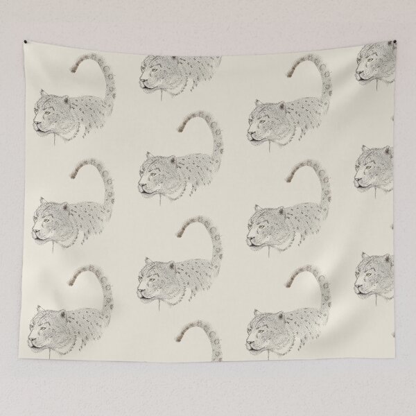 Item preview, The snow leopard designed and sold by Les illustrations d'Adėle L..