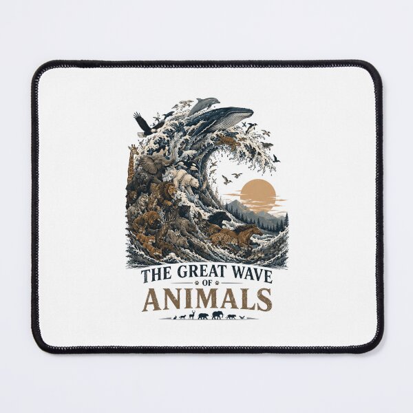 Item preview, The great wave of animals designed and sold by Side Quest Co..