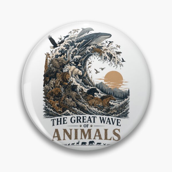 Item preview, The great wave of animals designed and sold by Side Quest Co..