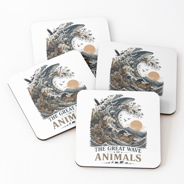 Item preview, The great wave of animals designed and sold by Side Quest Co..