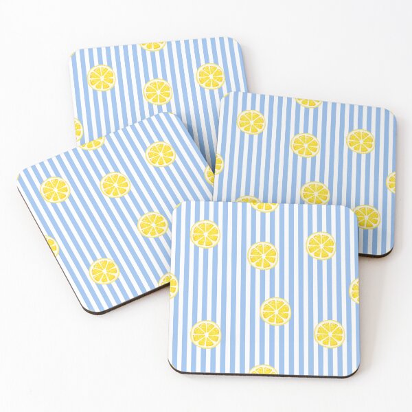 Item preview, Fresh Lemon Stripe Pattern designed and sold by Thitinan05.