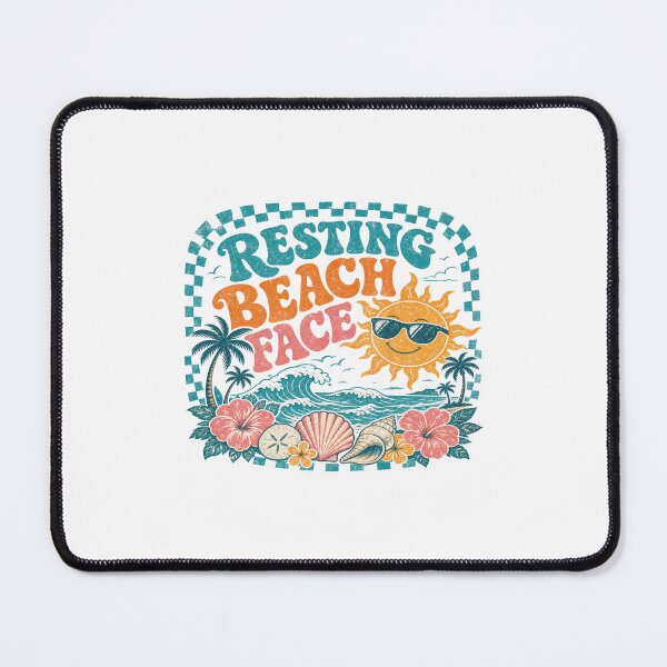 Item preview, Resting Beach Face Retro Summer Aesthetic • Funny Tropical Vacation Graphic for Beach Lovers designed and sold by Bright Nest Studio.