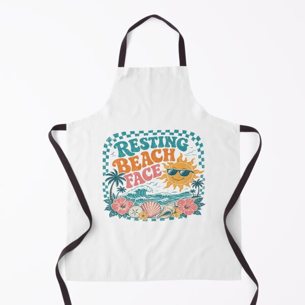 Item preview, Resting Beach Face Retro Summer Aesthetic • Funny Tropical Vacation Graphic for Beach Lovers designed and sold by Bright Nest Studio.