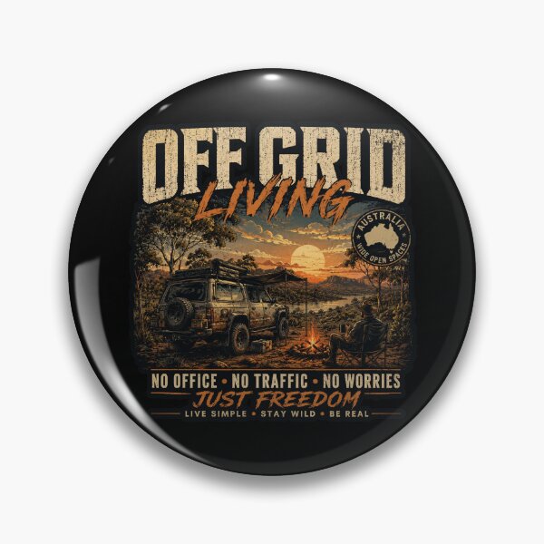 Item preview, Off Grid Living No Office Australian 4WD Camping Wide Open Spaces Aussie Adventure designed and sold by Yellowriversss.