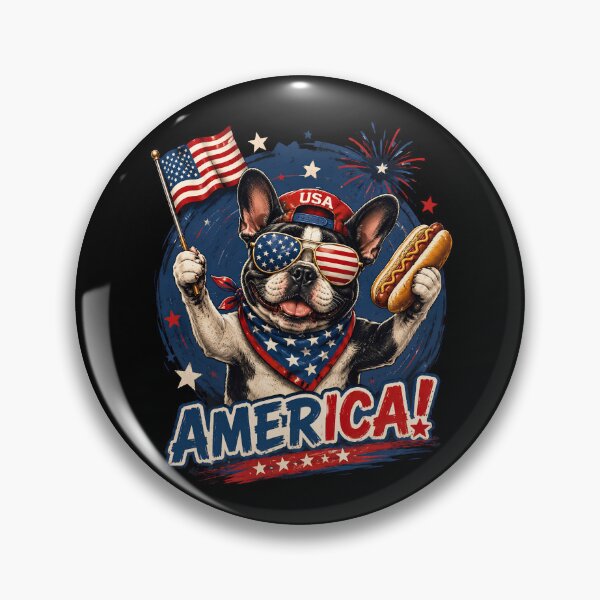 Item preview, Patriotic Frenchie America Flag Sunglasses Dog Lover designed and sold by JerdbordinShop.