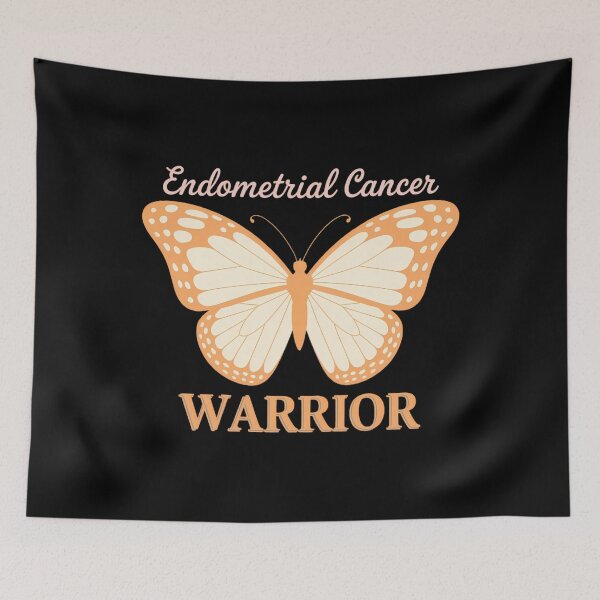 Item preview, Endometrial Cancer Warrior Butterfly designed and sold by SapfireStuArt.