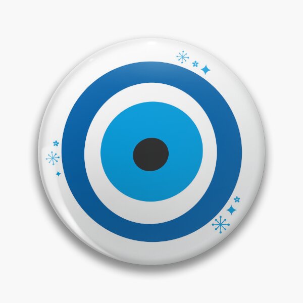 Item preview, Greek Mati Evil Eye Sticker Blue Nazar Protection Charm Greek Lucky Symbol designed and sold by CovetedCove.