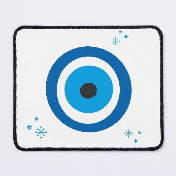 Item preview, Greek Mati Evil Eye Sticker Blue Nazar Protection Charm Greek Lucky Symbol designed and sold by CovetedCove.