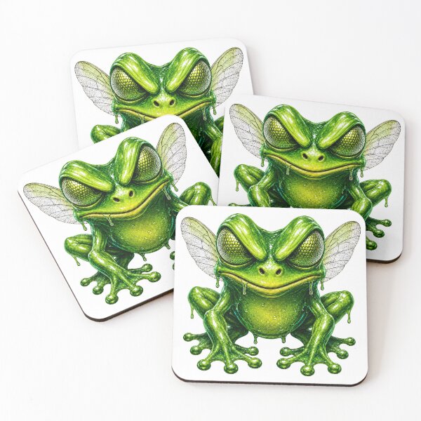 Item preview, Slime Grumpy Fly Frog! designed and sold by Monster Daze.
