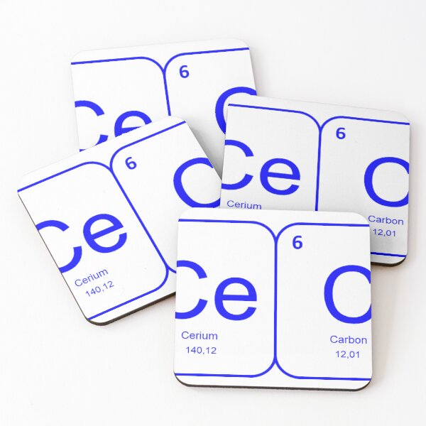 Item preview, Race Car Periodic Table Logo_BLUE ON WHITE designed and sold by Fasterthanyou81.