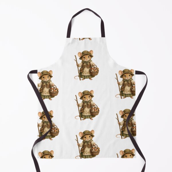 Item preview, Cute Mouse Forager Cottagecore Animals Print – Watercolor Mushroom Mouse Art, Woodland Sticker designed and sold by DonnaByPT.