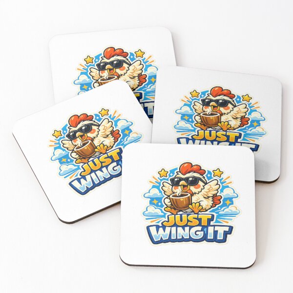 Item preview, Just Wing It Chicken designed and sold by Chill Chicken Studio.