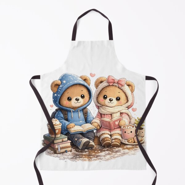 Item preview, cute couple teddy bear designed and sold by VasiArtLab.