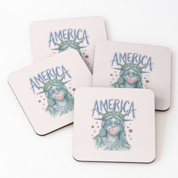 Item preview, Funny  Liberty Bubblegum America Girl designed and sold by DeLafroozdesign.