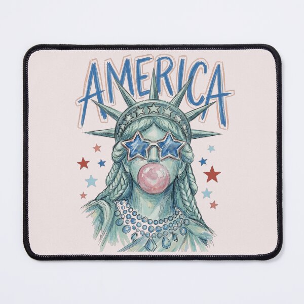 Item preview, Funny  Liberty Bubblegum America Girl designed and sold by DeLafroozdesign.