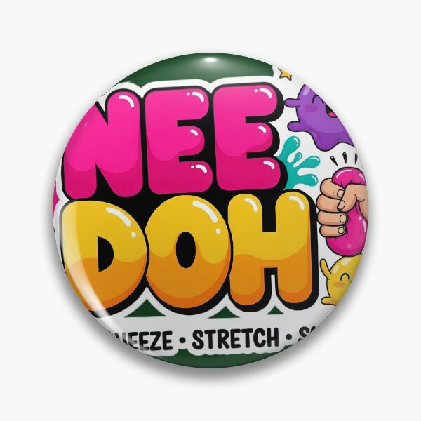 Item preview, Needoh Squishy Characters Cute Sticker | Squeeze Stretch Smile Kawaii Stress Relief Design designed and sold by Bhaskar Digital Art.