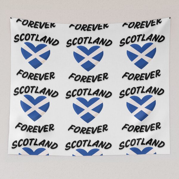 Item preview, Scotland Forever Saltire Heart designed and sold by Snedsdigital.