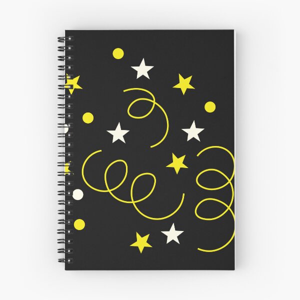 Item preview, Yellow Party Confetti Stars Festive Celebration Pattern designed and sold by SolutionsArt.