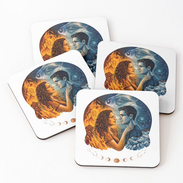 Item preview, Virgo and Pisces: Cosmic Astrology Soulmates designed and sold by mimiartes.