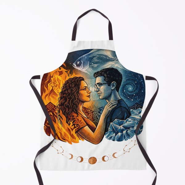 Item preview, Virgo and Pisces: Cosmic Astrology Soulmates designed and sold by mimiartes.