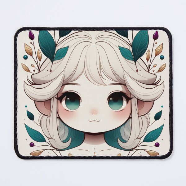 Item preview, Whimsical Floral Fairy Girl Illustration designed and sold by IntelliMindDesigns.