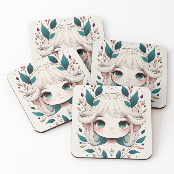 Item preview, Whimsical Floral Fairy Girl Illustration designed and sold by IntelliMindDesigns.