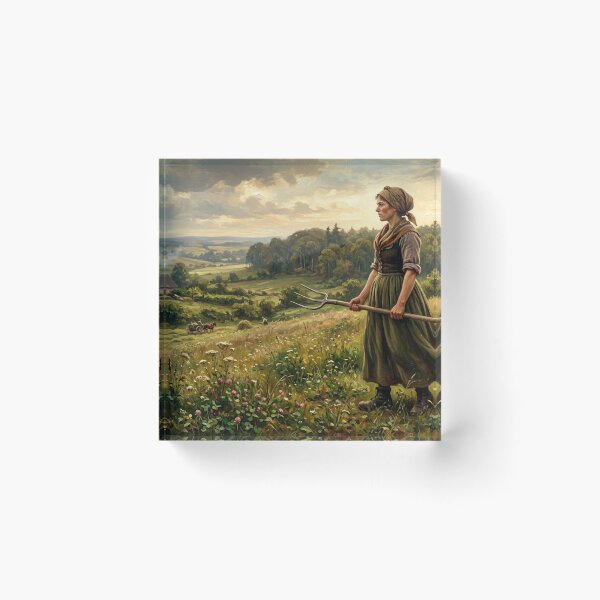 Item preview, Rural evening stillness in summer designed and sold by Sigtrix.