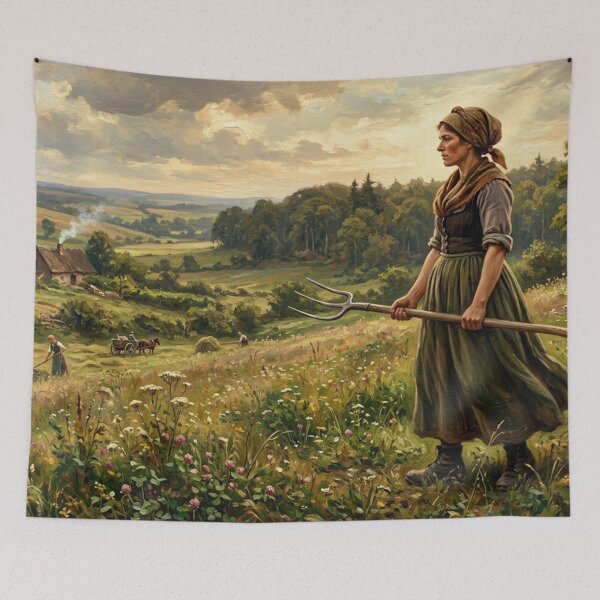 Item preview, Rural evening stillness in summer designed and sold by Sigtrix.