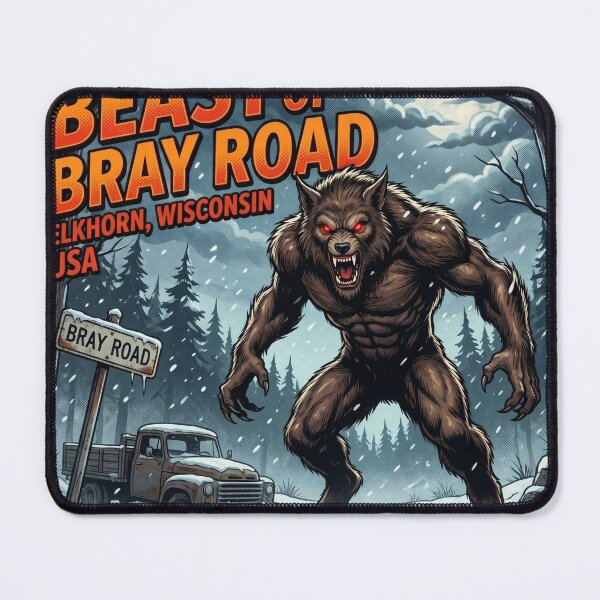Item preview, The Beast of Bray Road Cryptid – Horror Comic Design designed and sold by redsharkuk.
