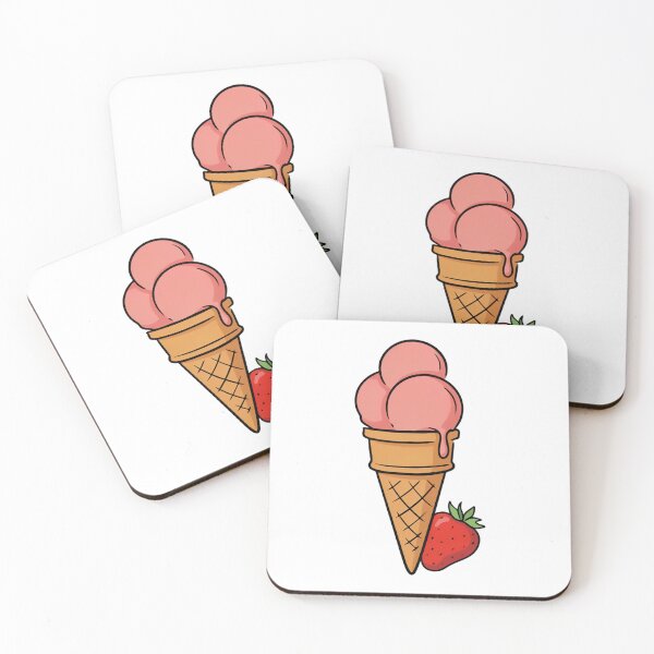 Item preview, Strawberry Ice Cream designed and sold by ArcticFoxStudio.