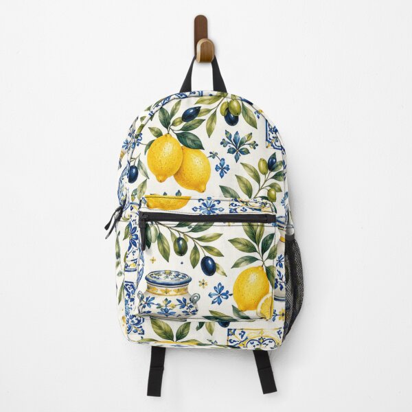 Item preview, Blue Lemon Mediterranean Pattern designed and sold by Siti Hoiriyah.