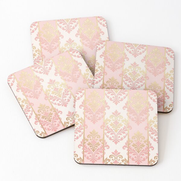 Item preview, Pink Striped Damask designed and sold by DesignsByPrnces.