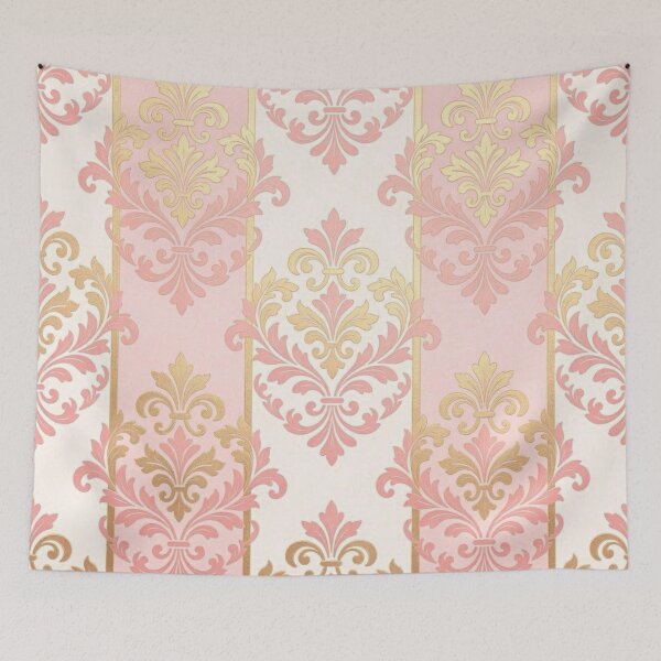 Item preview, Pink Striped Damask designed and sold by DesignsByPrnces.