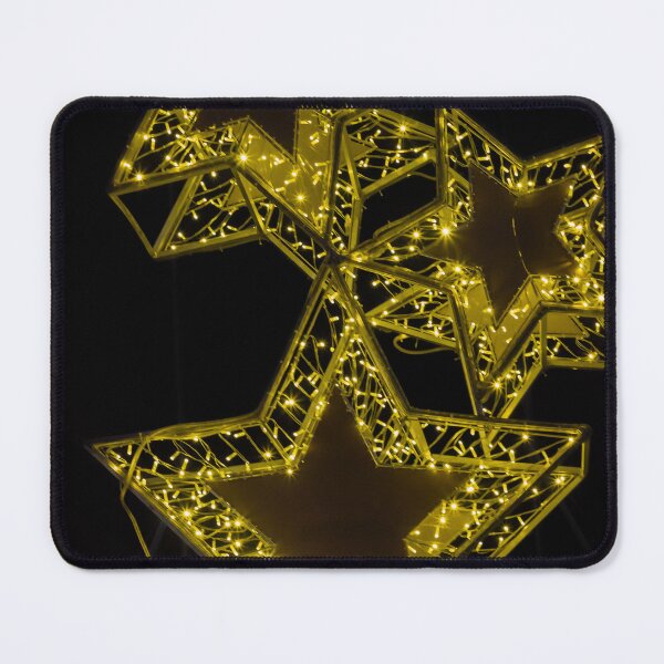 Item preview, Golden Illuminated Star Christmas Lights Decoration At Night For Holiday Festive Display designed and sold by Nmallia.