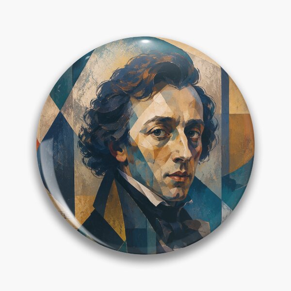 Item preview, Frederic Chopin, Polish composer and virtuoso pianist painting. designed and sold by GalleryKauffeld.