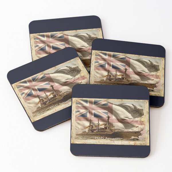 Item preview, Retro HMS Agincourt WWI Dreadnought Battleship designed and sold by The store under the battleship :).