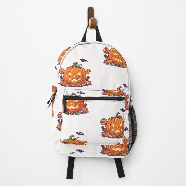 Item preview, Smiling Pumpkin with Halloween Treats sticker designed and sold by Designertanya.