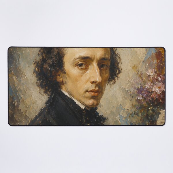 Item preview, Frederic Chopin, Polish composer and virtuoso pianist painting. designed and sold by GalleryKauffeld.