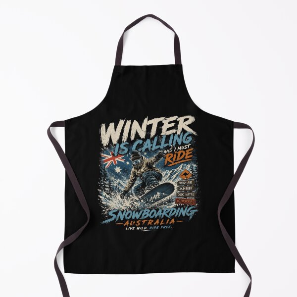 Item preview, Snowboarding Australia Winter Is Calling And I Must Ride Aussie Snowboarder Mountains designed and sold by Yellowriversss.