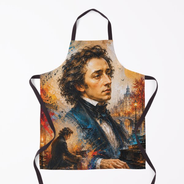 Item preview, Frederic Chopin, Polish composer and virtuoso pianist painting. designed and sold by GalleryKauffeld.