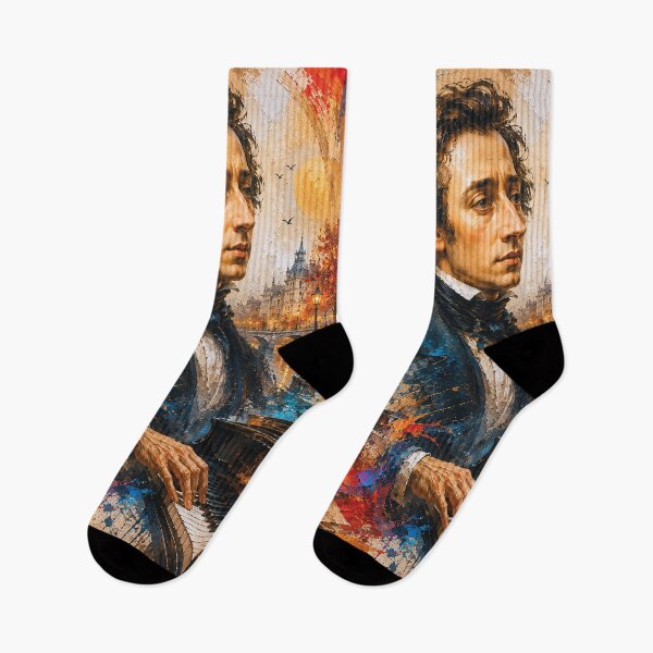 Item preview, Frederic Chopin, Polish composer and virtuoso pianist painting. designed and sold by GalleryKauffeld.