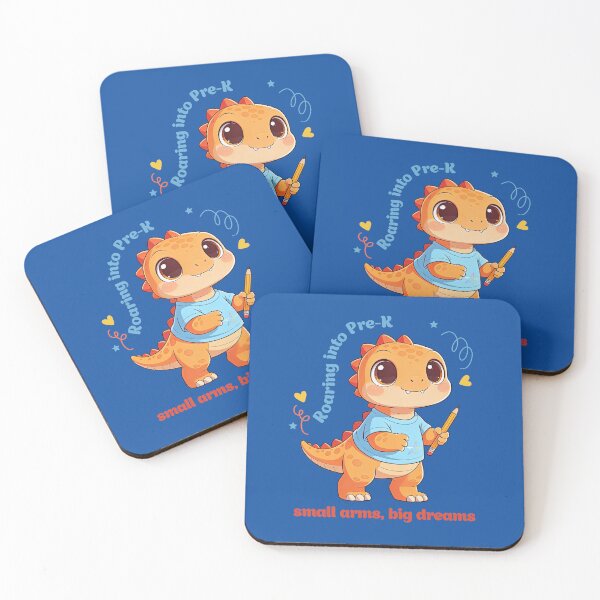 Item preview, Roaring into Pre-K Cute Dinosaur T-Shirt Design designed and sold by Wintorque.