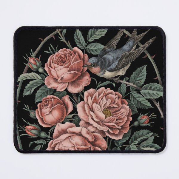 Item preview, Swallow in Wild Roses designed and sold by darudcraft.