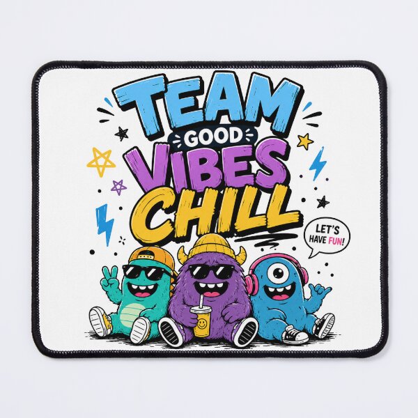 Item preview, Team Good Vibes Chill Cute Monsters designed and sold by arrow112.