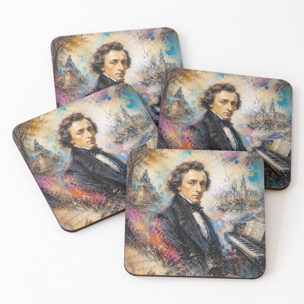 Item preview, Chopin, Polish composer and virtuoso pianist painting. designed and sold by GalleryKauffeld.