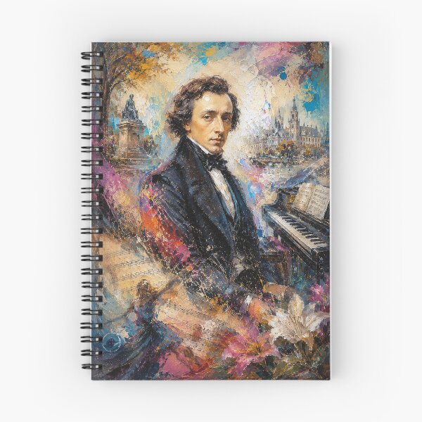 Item preview, Chopin, Polish composer and virtuoso pianist painting. designed and sold by GalleryKauffeld.