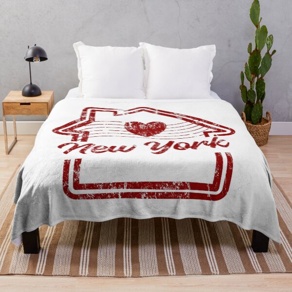 Item preview, New York is Home - Vintage Distressed Red Stamp designed and sold by chaaval.