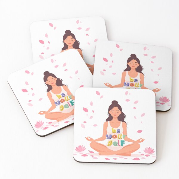 Item preview, ​Be Yourself Yoga and Meditation Art designed and sold by BoldcreationsM.