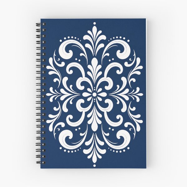 Item preview, Blue White Ornamental Tile Pattern designed and sold by VibePrints101.