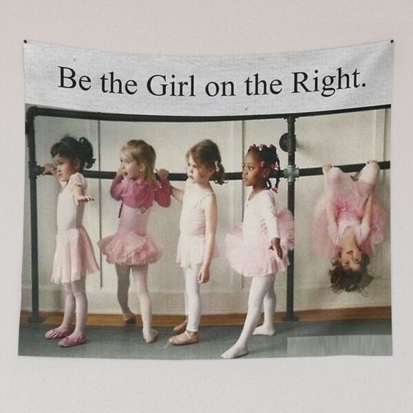 Item preview, Poster Be the girl on the right designed and sold by CindyHiks.